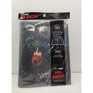 NOS Ultra Pro Magic The Gather MTG 9-Pocket Pro Binder w/ 5 Mana Symbols -SEALED